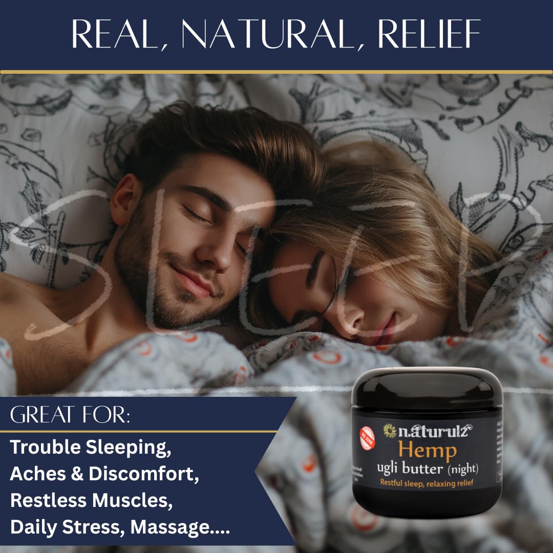 Naturulz Ugli Butter Night Cream packaging emphasizes American-made quality.