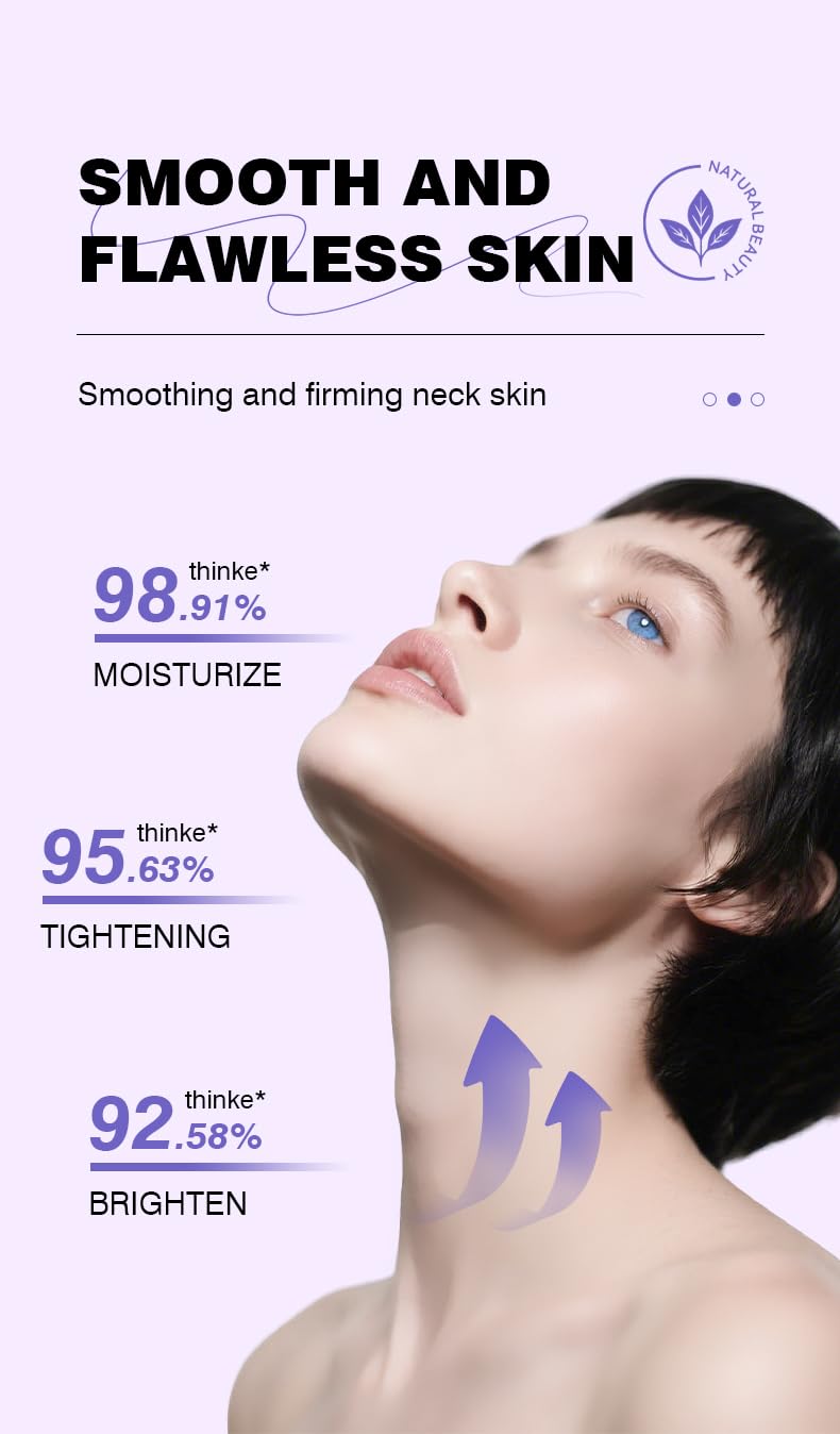 Natuvia Tighten Neck Cream caffeine boost suggests energizing toning under chin.