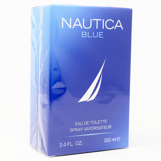 Nautica Blue EDT bottle front view, fresh maritime-inspired scent for daily wear