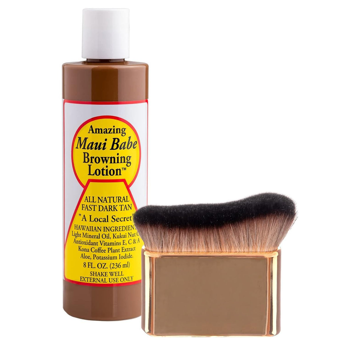 Nautical Crush Maui Babe Browning Lotion 8oz bottle for a deep natural tan