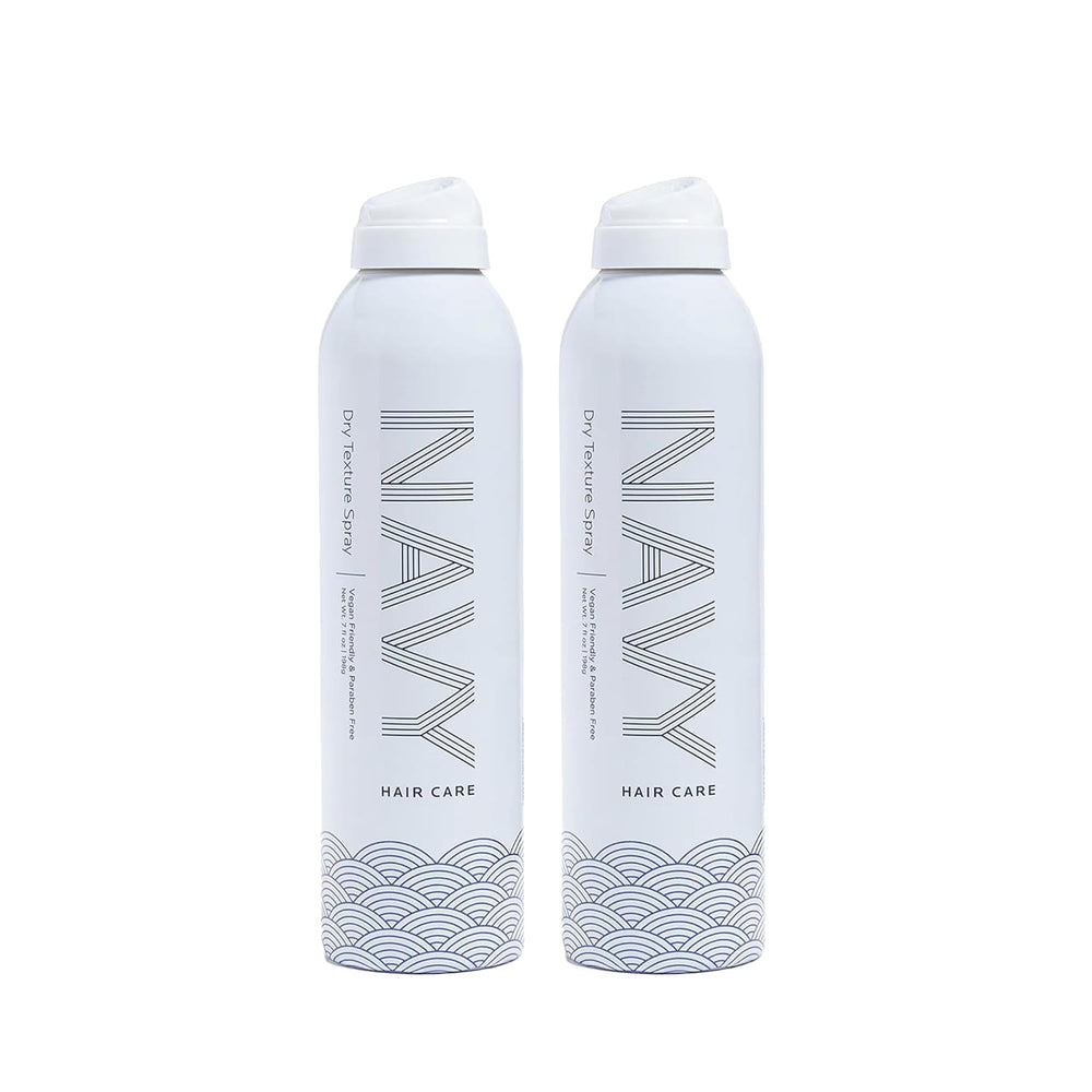 NAVY HAIR CARE Dry Texture Spray bottle delivers instant volume and texture.