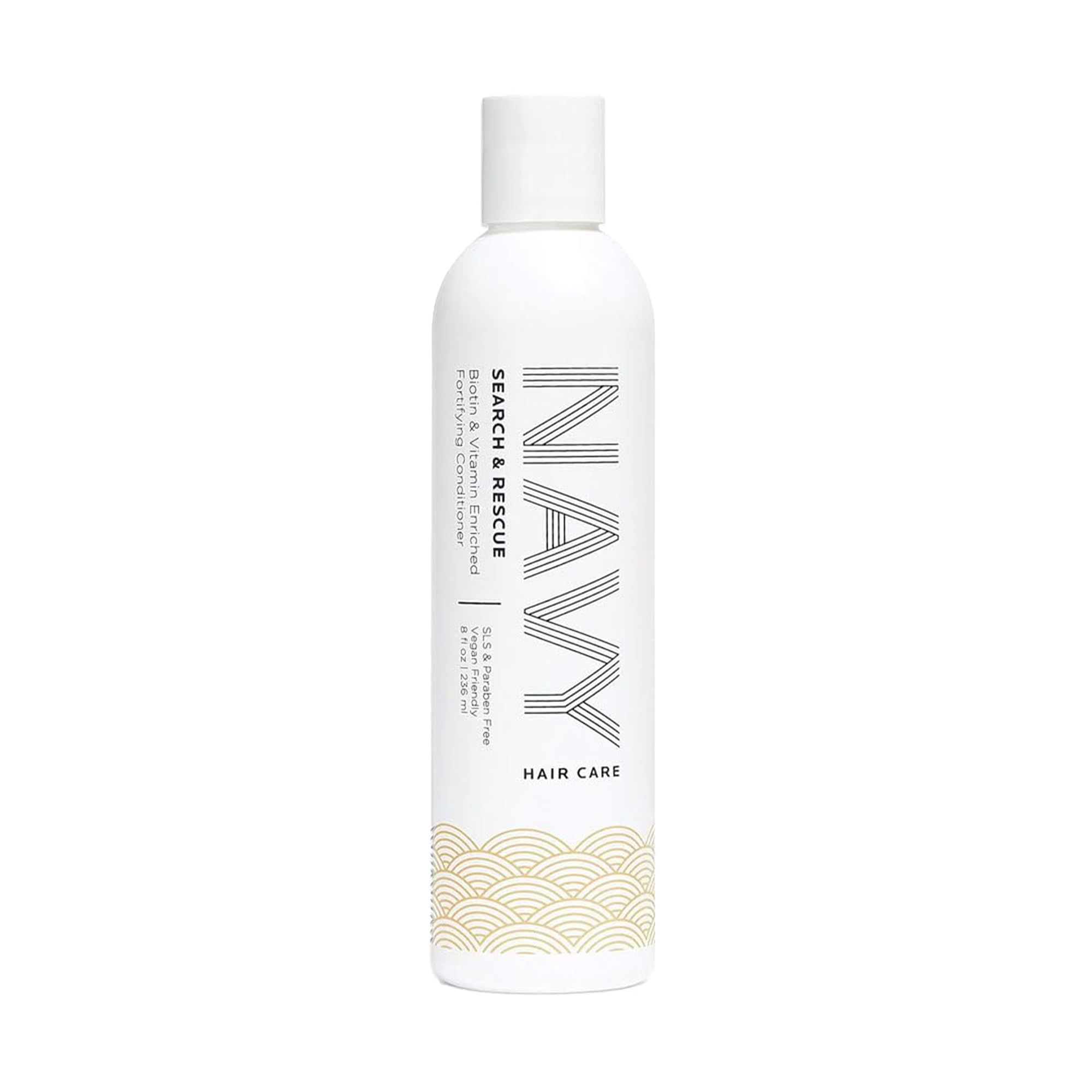 NAVY Hair Care Search and Rescue Conditioner bottle for all hair types.