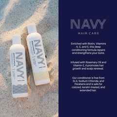 NAVY Hair Care shampoo lather close-up on scalp