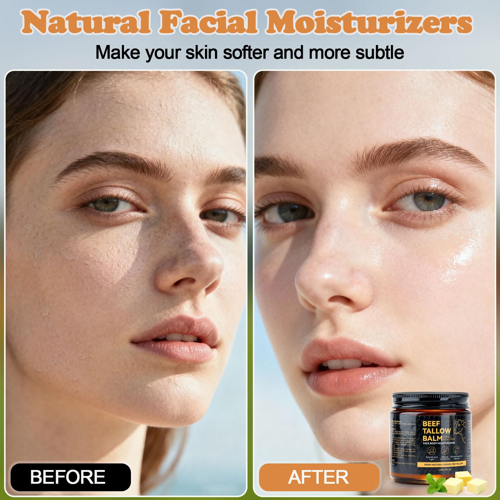 NAWydzz natural skin care packaging emphasizing clean formula