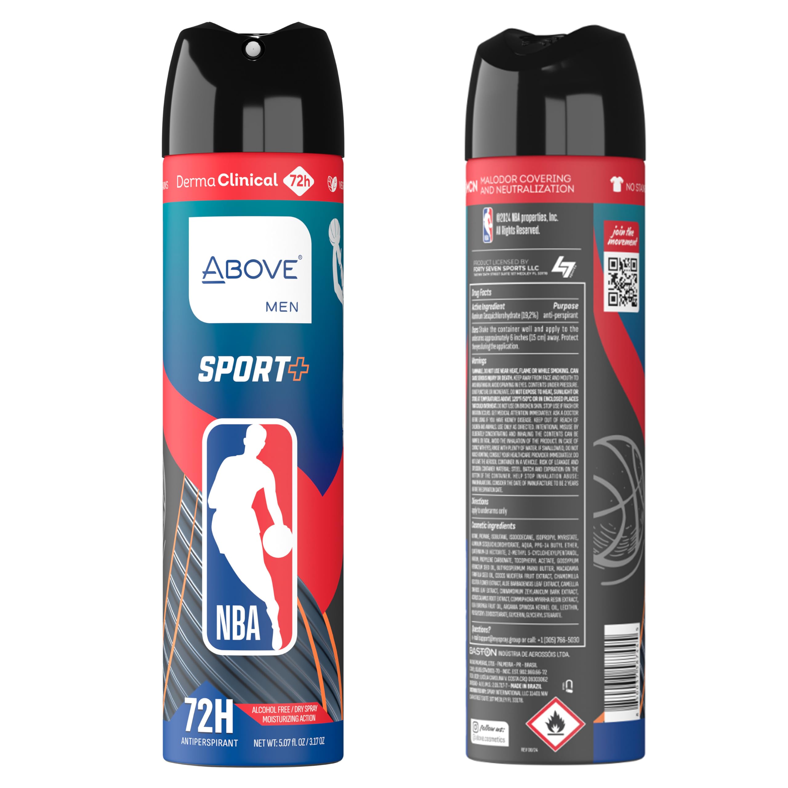 Teams scent Bulls deodorant can with citrus and amber tones