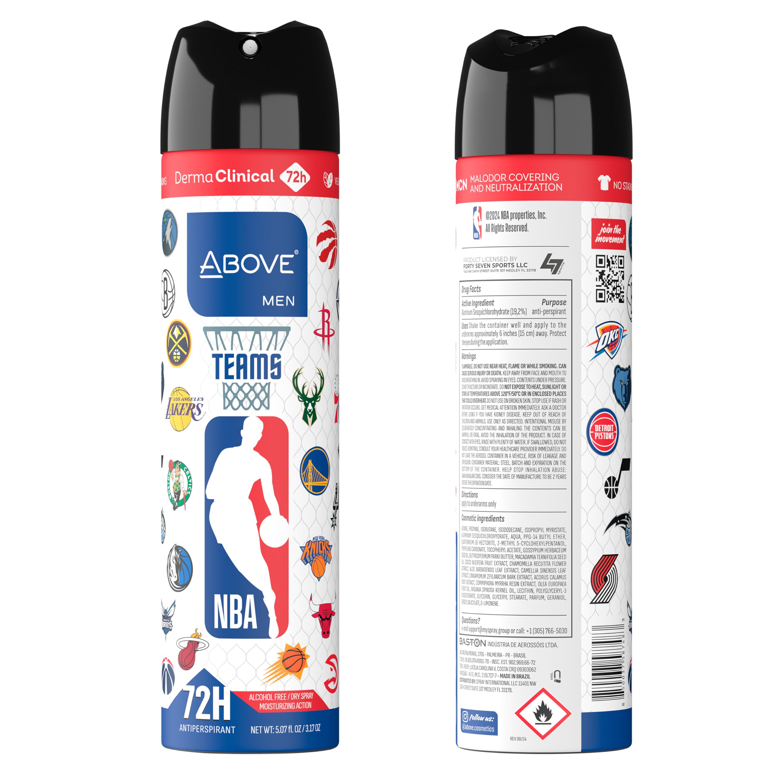 Wood Breeze Bulls deodorant can with cedarwood and sandalwood