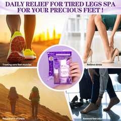NBC BeautiLab individually packaged foot spa ensures clean, hygienic on-the-go use