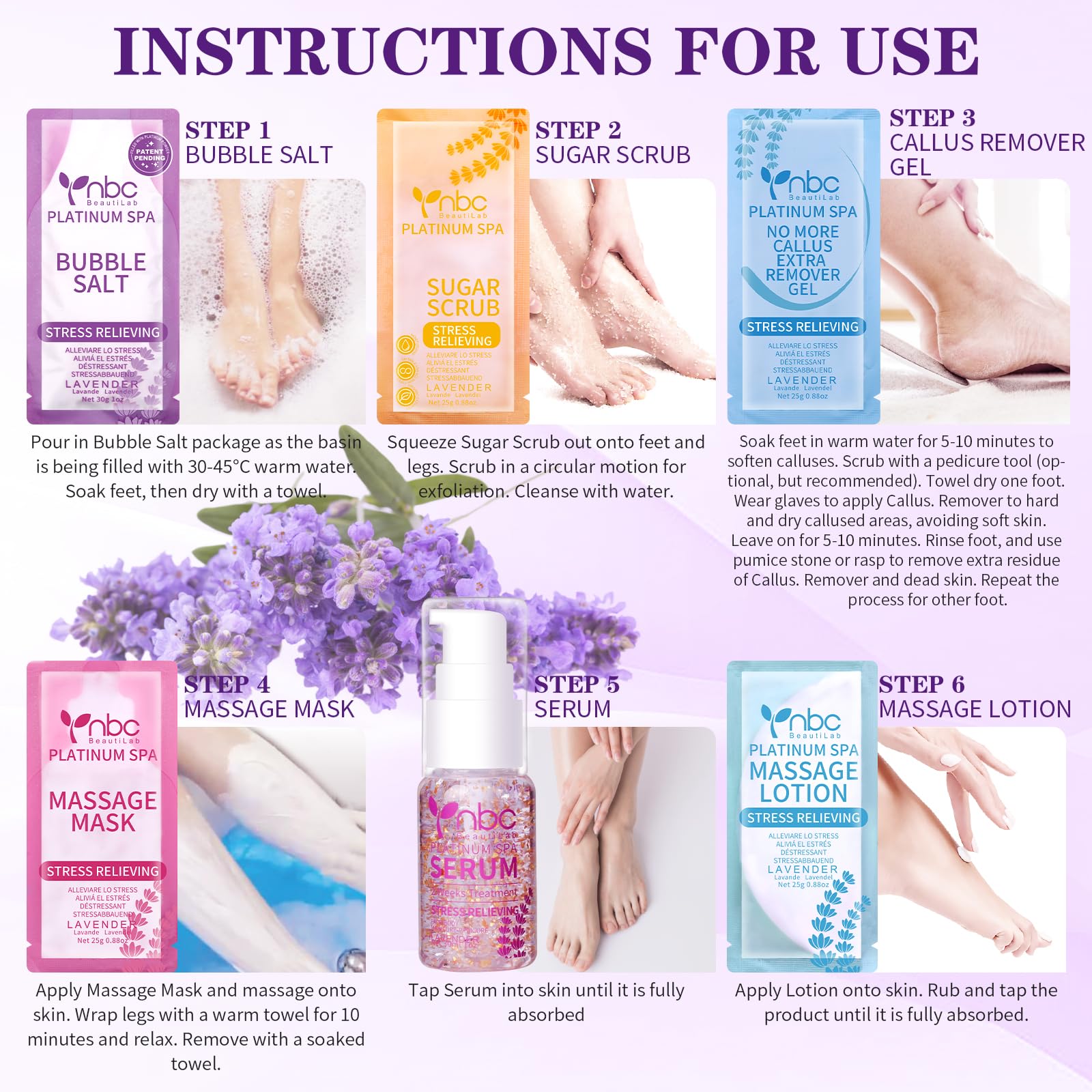 NBC BeautiLab six-piece foot spa set brings comprehensive home foot care