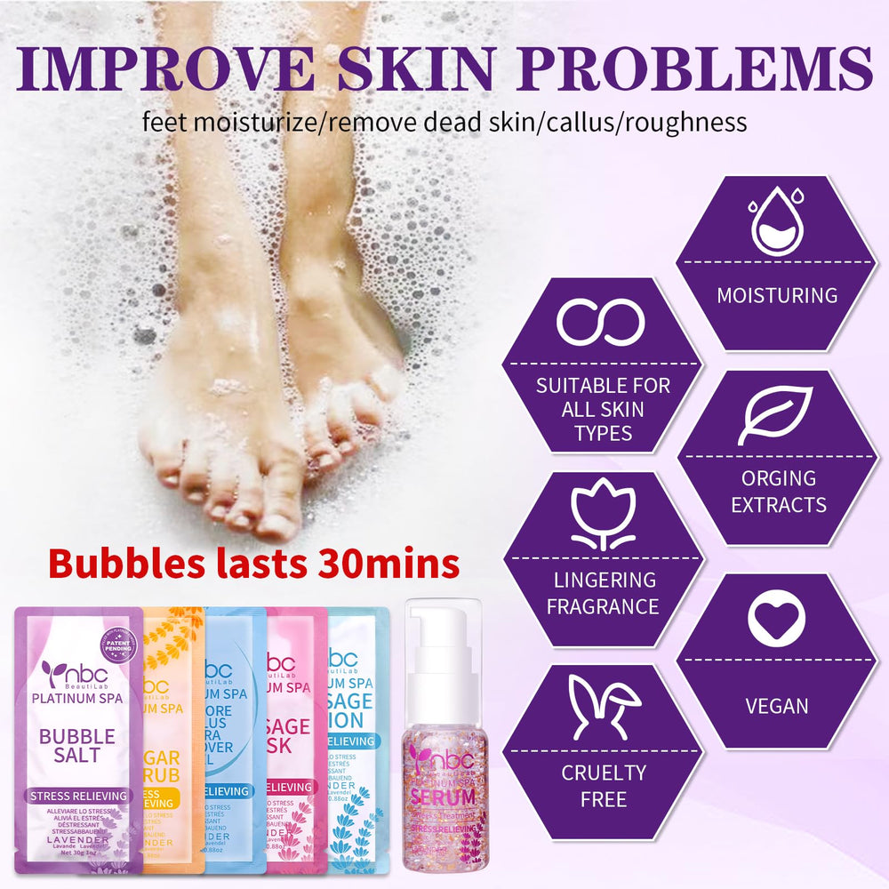 NBC BeautiLab sugar scrub for smoother soles and improved texture