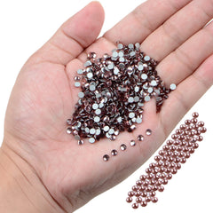NCB Lt Amethyst 4mm rhinestones add 3D accents to nail art projects