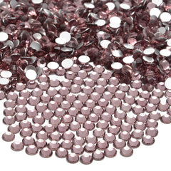 NCB Lt Amethyst flat-back rhinestones closeup for precise nail art designs