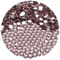 NCB Lt Amethyst nail art rhinestones with crystal clarity and 3D sparkle