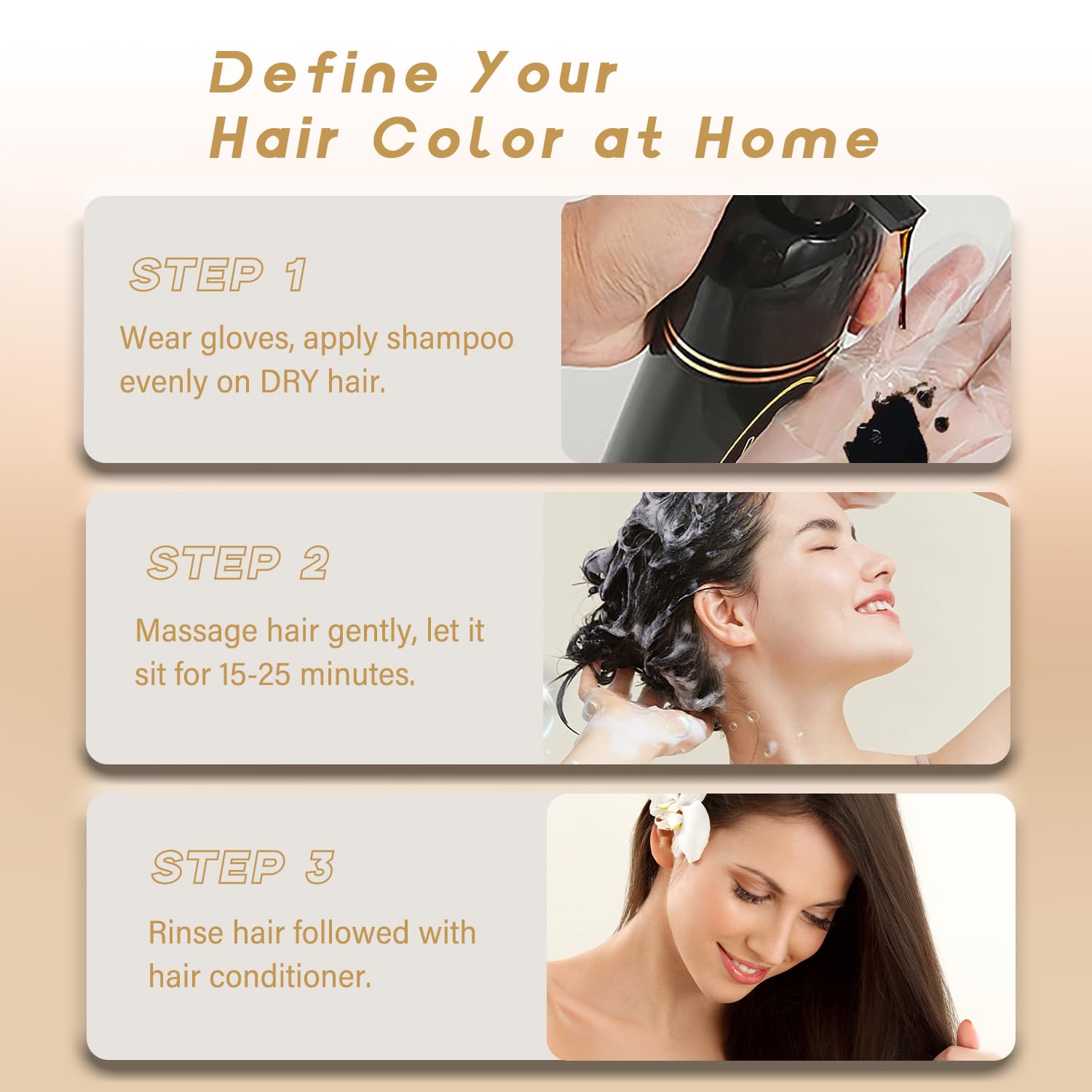 NCEPROHR final shade: dark coffee with natural blend