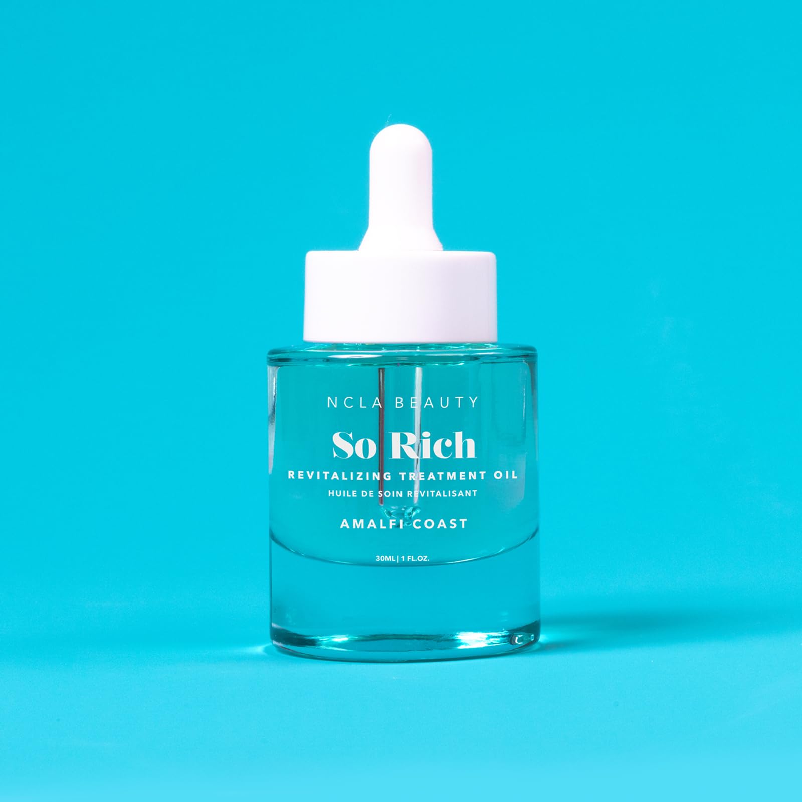 NCLA So Rich bottle during hand care routine for soft skin