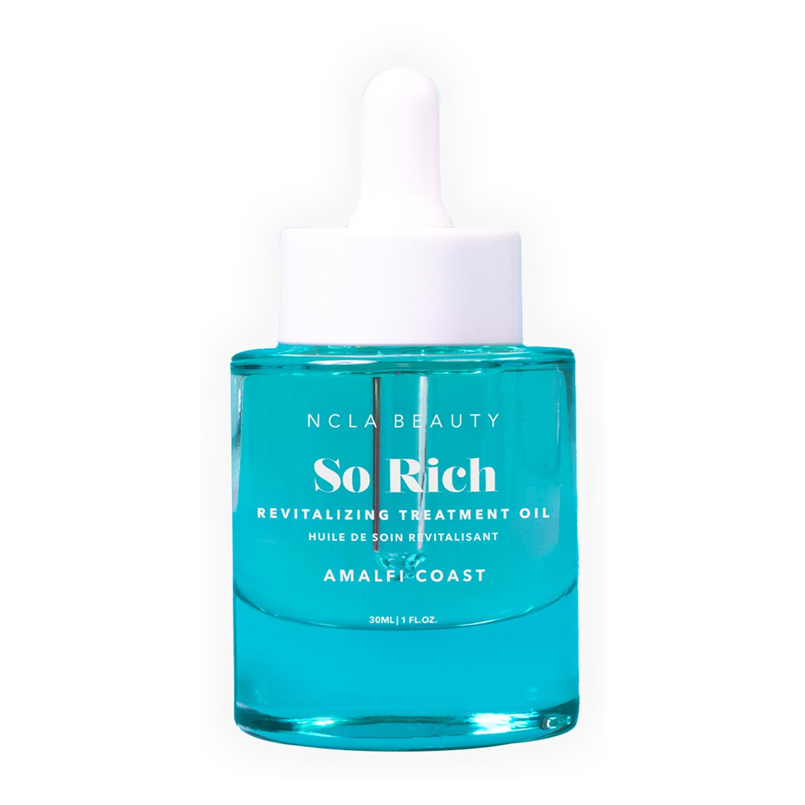 NCLA Beauty So Rich Amalfi Coast bottle highlighting premium cuticle oil for nails