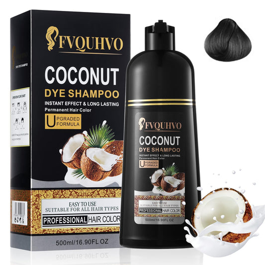 NCEPROHR Coconut Dye Shampoo bottle with 3-in-1 formula for at-home hair color