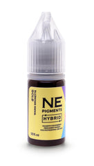NE PIGMENTS #106 Warm Brunette bottle shows a soft, natural brow color.