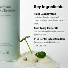 NEAF NEAF Nutritious Watery Essence label emphasizing fragrance-free skincare