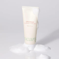 Packaging of Near Garden Lotus Relief Foam with clean design