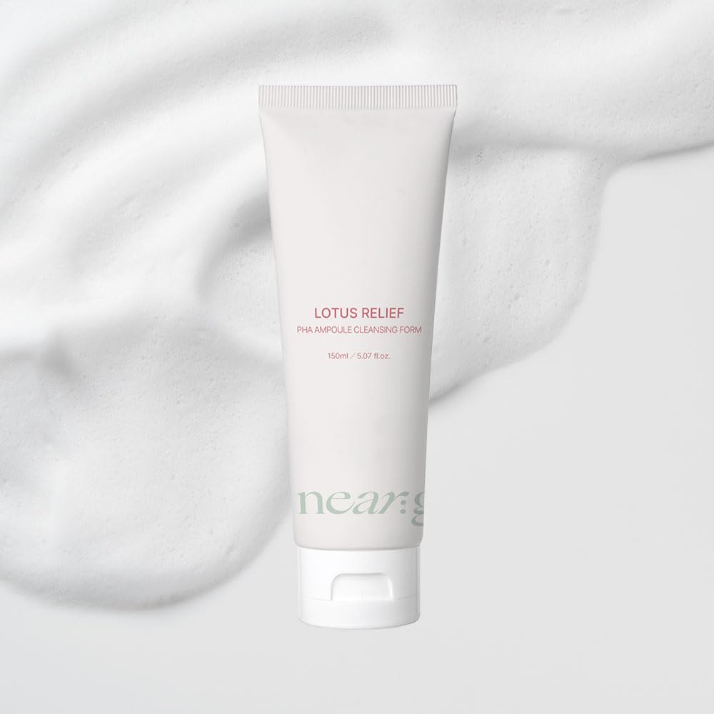 Pump dispenser of Near Garden Lotus Relief Foam for easy use
