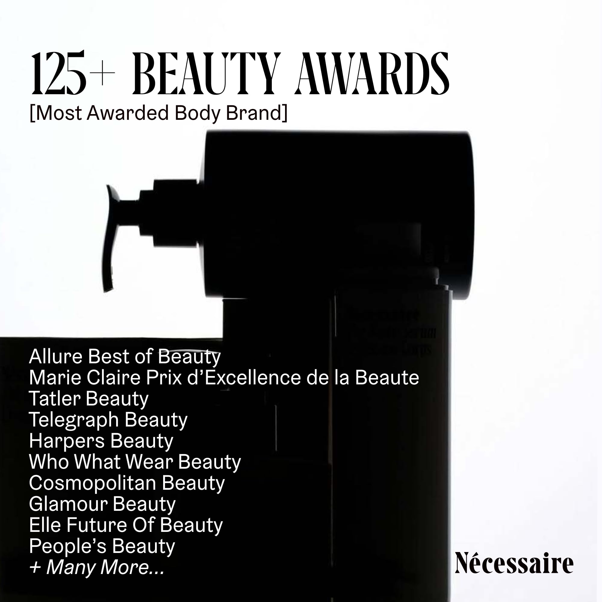 Nécessaire clean formula without parabens, silicones, or PEGs.