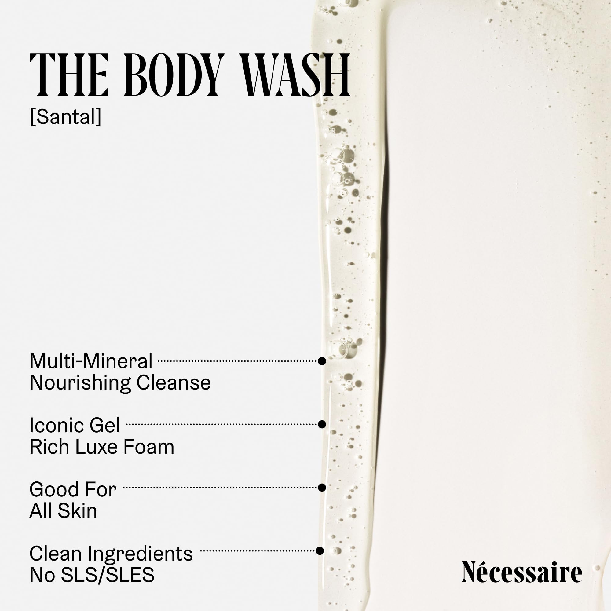 Nécessaire Body Lotion travel-size for hydrating skin throughout the day.
