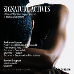 Nécessaire The Body Vitamin C Serum eco-friendly packaging and bio-resin bottle.