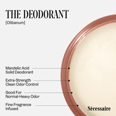Nécessaire Deodorant 60g stick, aluminum-free protection