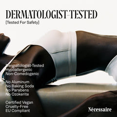 Nécessaire eucalyptus deodorant scent notes blend eucalyptus, fir, lavender, and ginger.