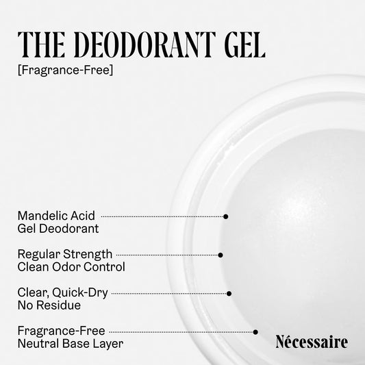 Close-up of Nécessaire fragrance-free deodorant texture for smooth application