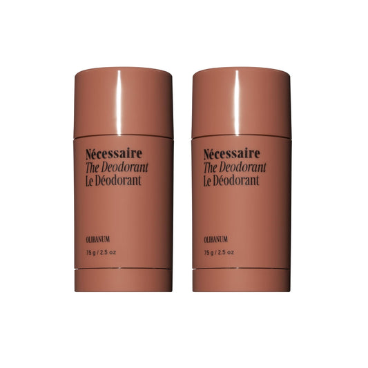 Nécessaire Olibanum deodorant packaging shows aluminum-free protection for daily comfort