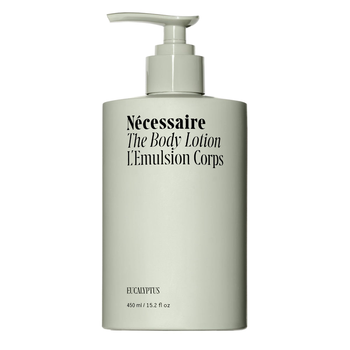 Nécessaire Eucalyptus Body Lotion bottle front for daily nourishment