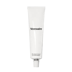 Nécessaire hand cream bottle highlighting ceramides and peptides for daily hand care