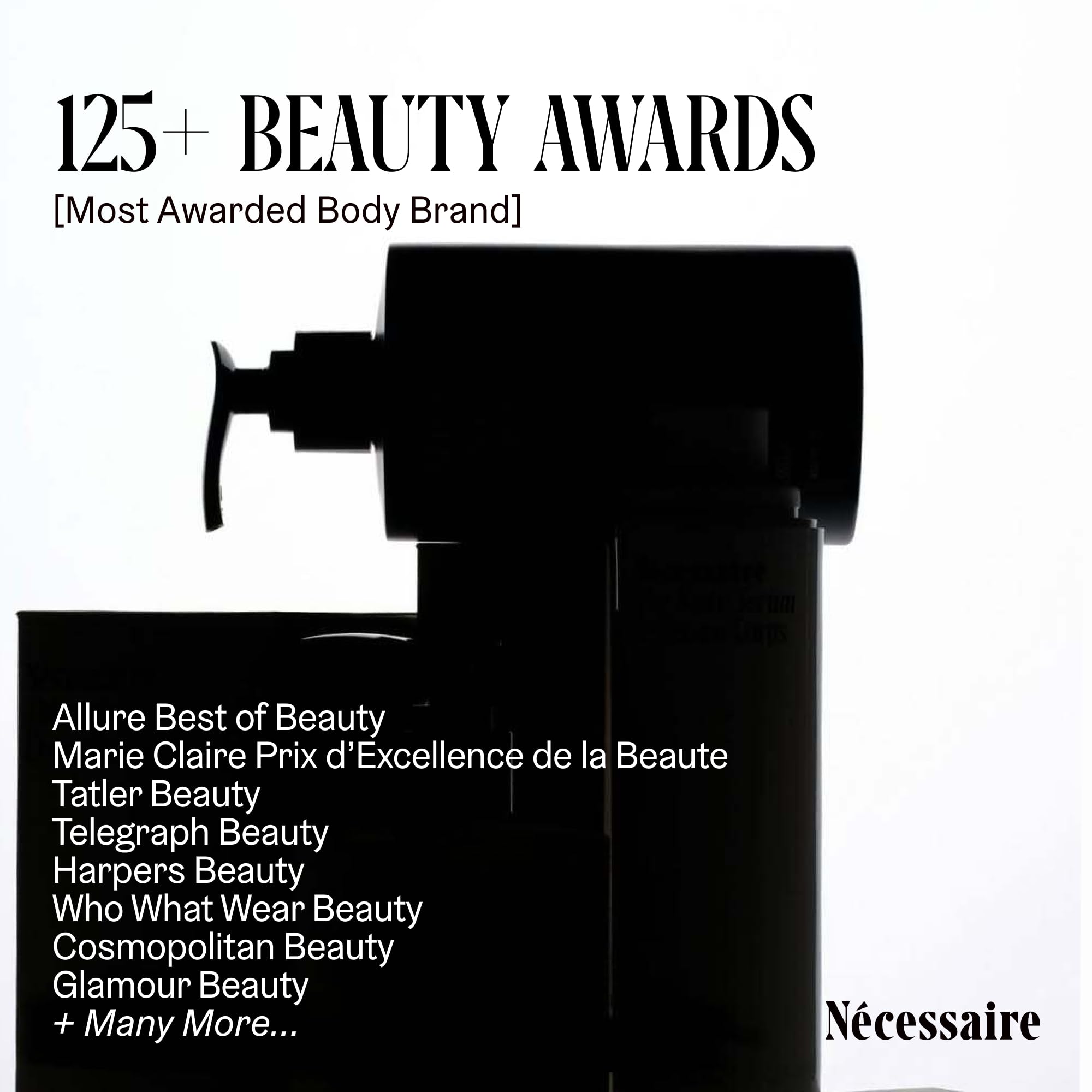 Nécessaire 2.2 fl oz bottle ready for travel or home use
