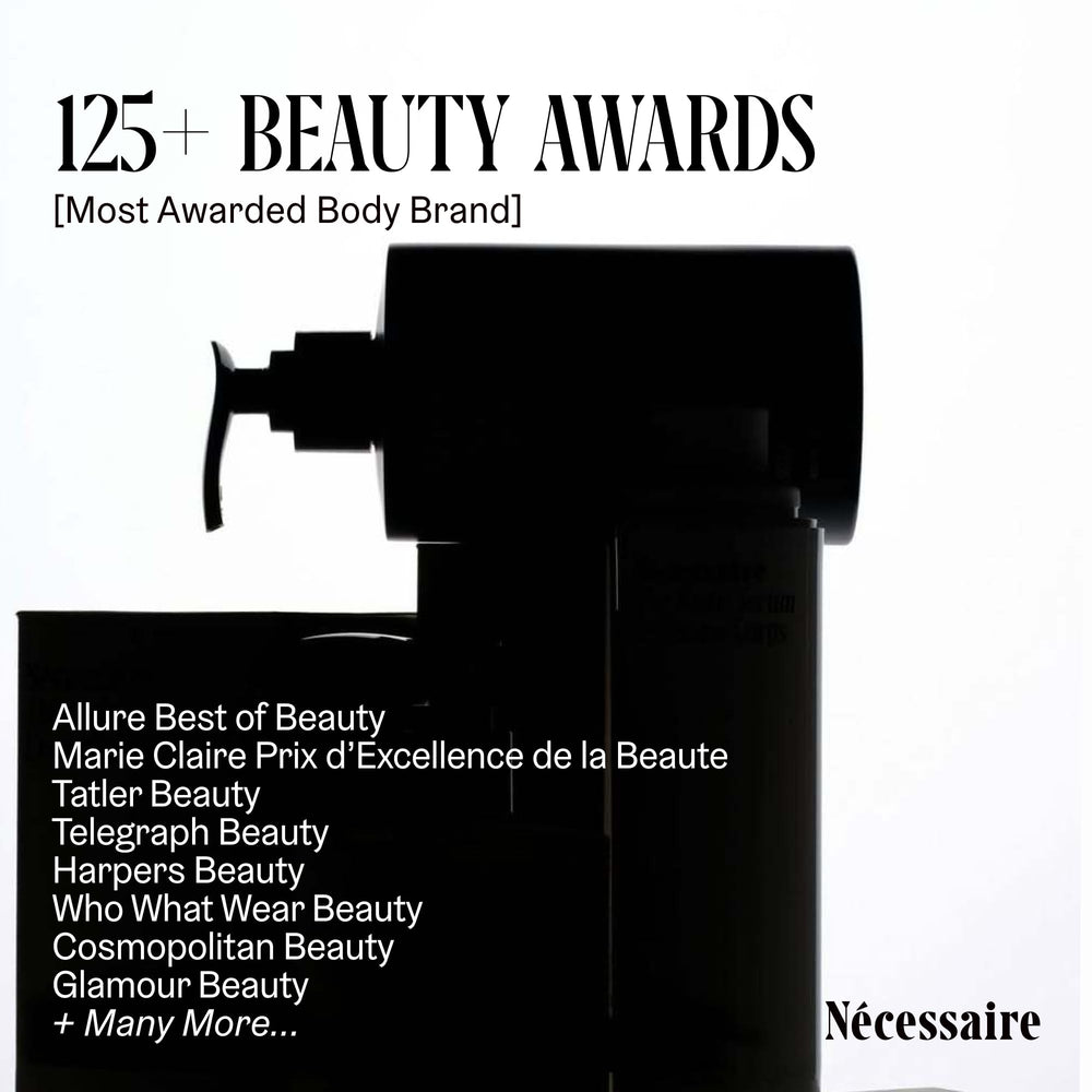 Nécessaire 2.2 fl oz bottle ready for travel or home use