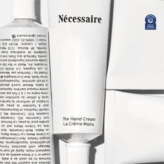 Close-up of Nécessaire hand cream texture for quick absorption