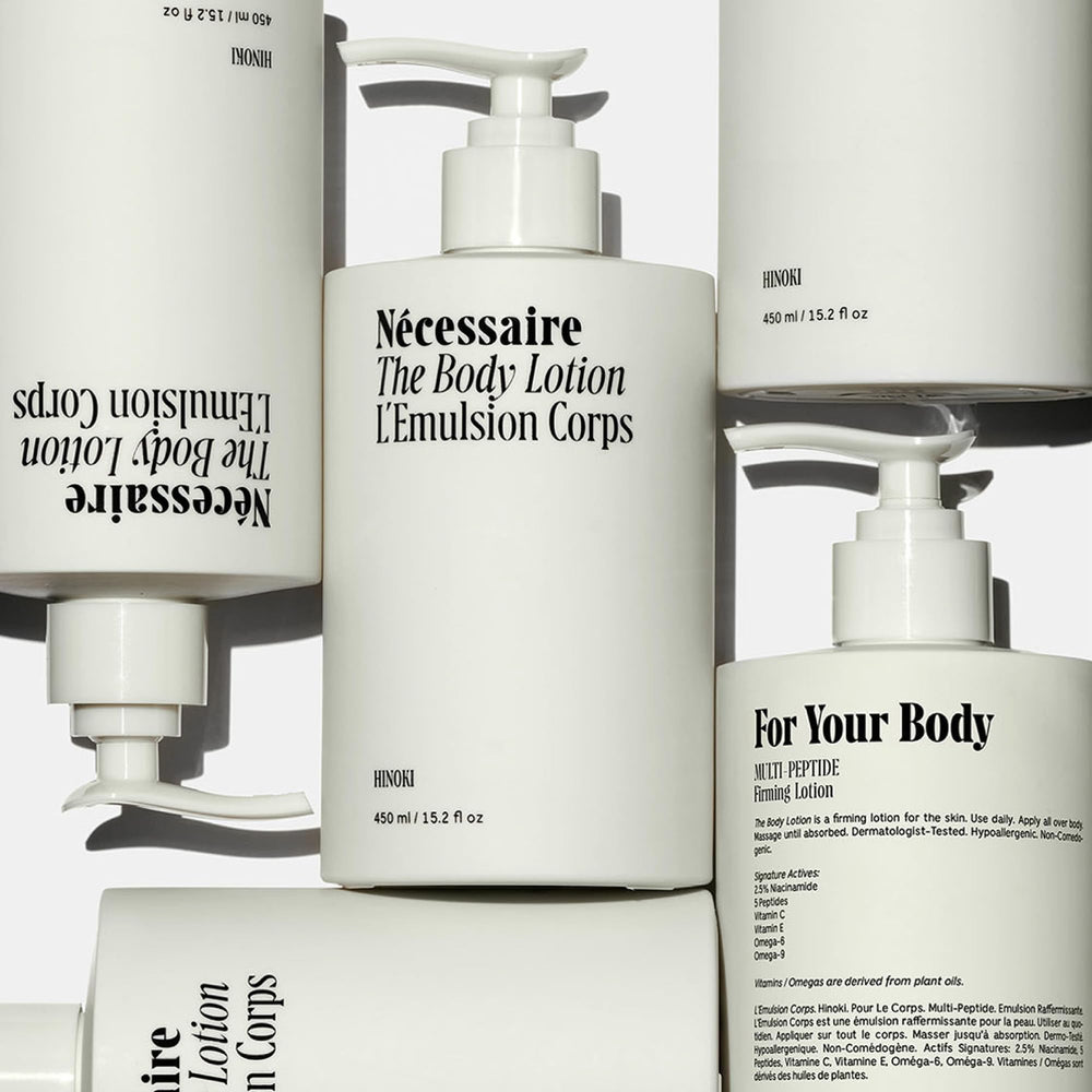 Hinoki fragrance notes with basil, magnolia, vetiver signal a fresh scent.