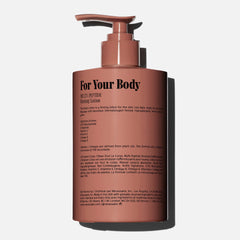 Pump dispenser of Nécessaire Olibanum lotion for quick, easy application.