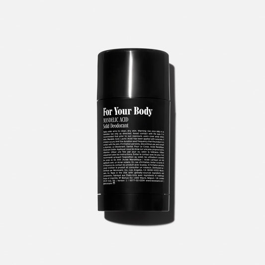 Nécessaire Santal deodorant application gesture for smooth glide.