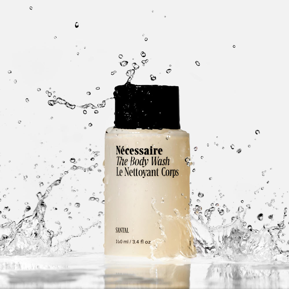 Nécessaire Santal foamy lather demonstrates rich, gentle cleanse