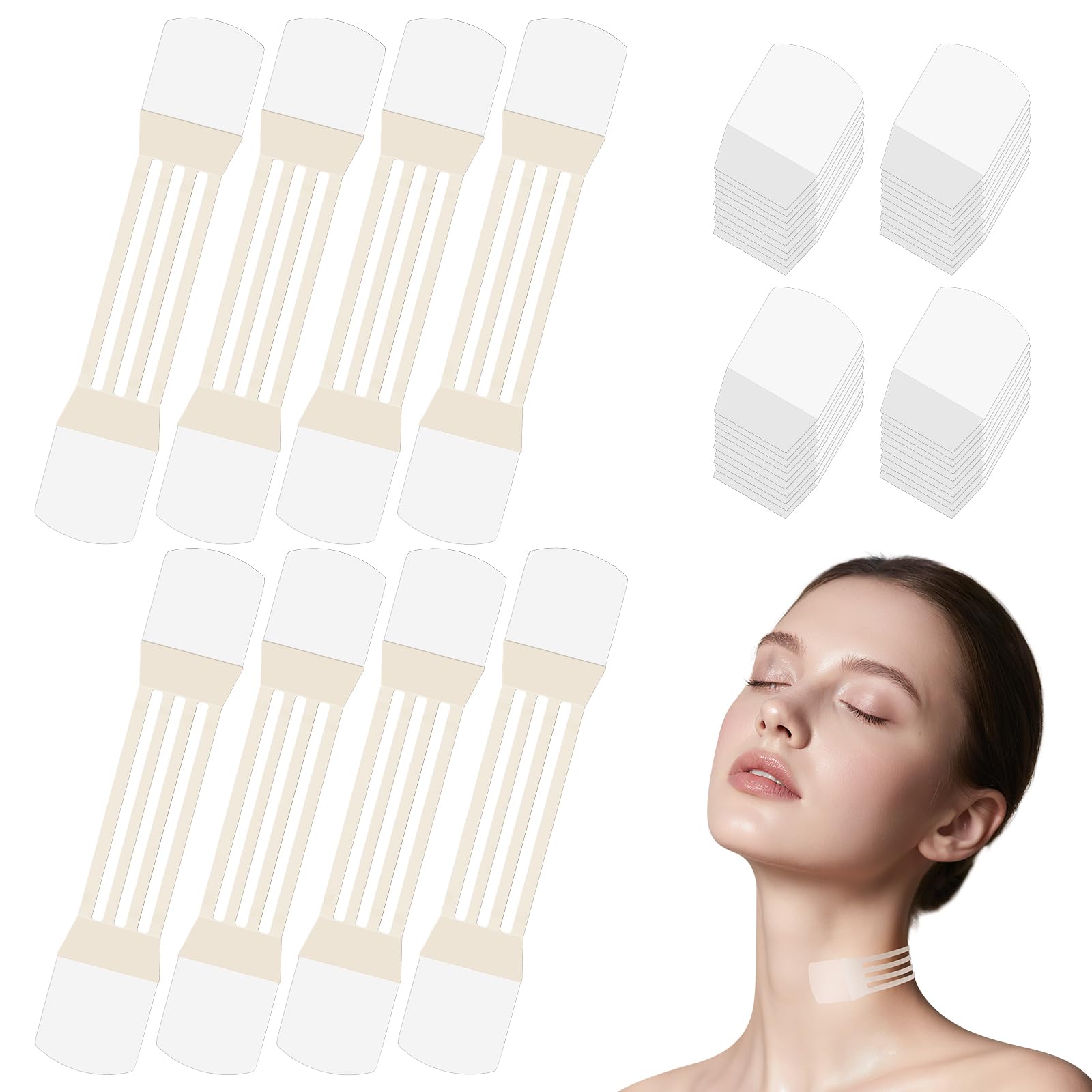 Neck Tightening Patches forty-replacements pack ensures extended use.
