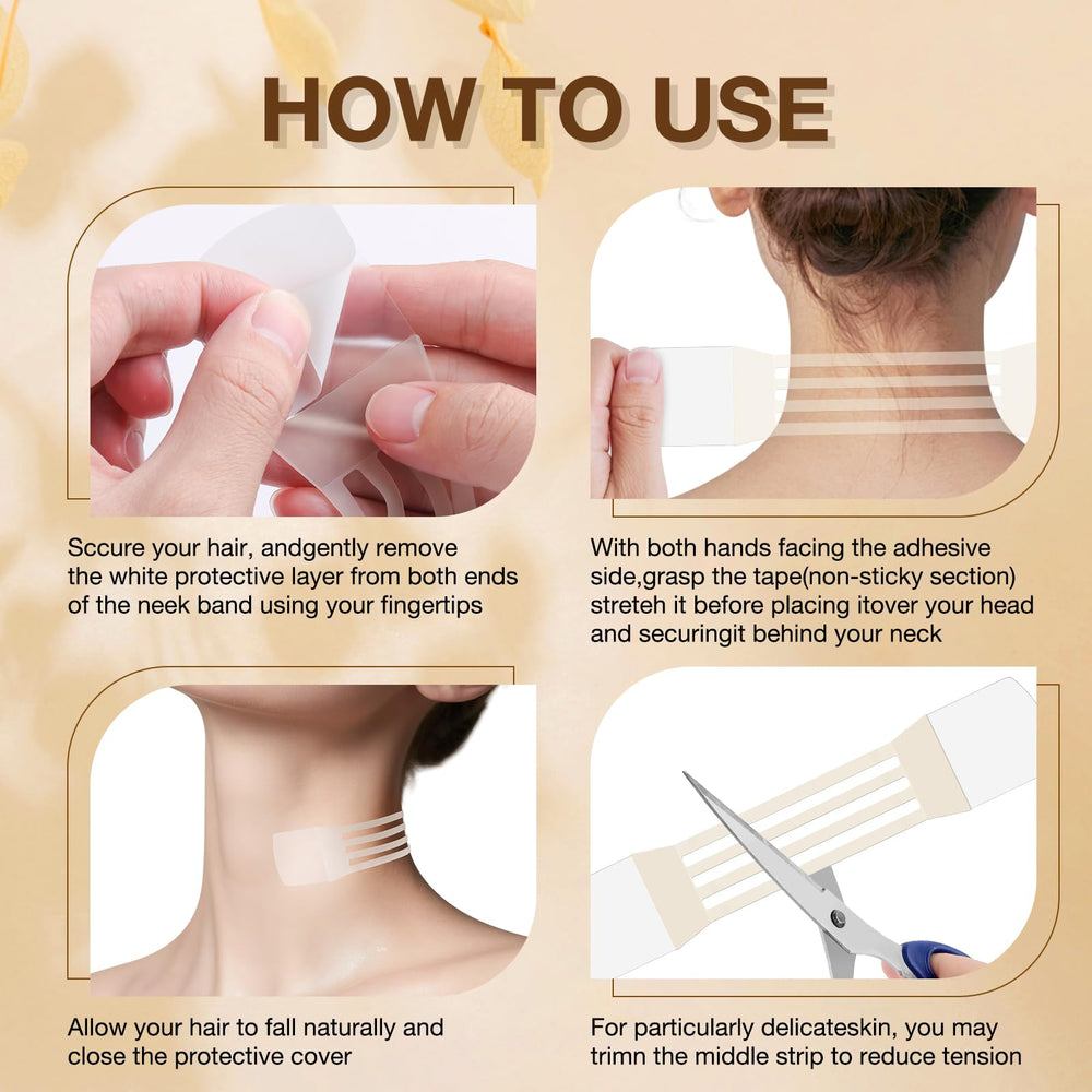 Neck Tightening Patches hypoallergenic-silicone skin-safe, ideal for sensitive skin.