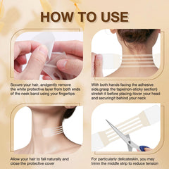 Neck Tightening Patches hypoallergenic-silicone skin-safe, ideal for sensitive skin.