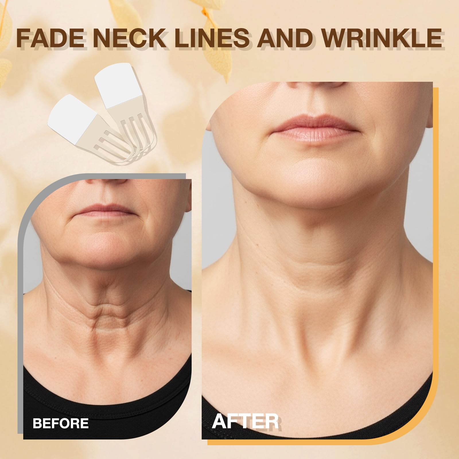 Neck Tightening Patches long-wear-coverage helps maintain smoother neck appearance.