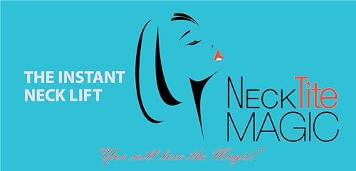 NeckTITE Magic clear adhesive tape behind the neck provides a discreet lift.