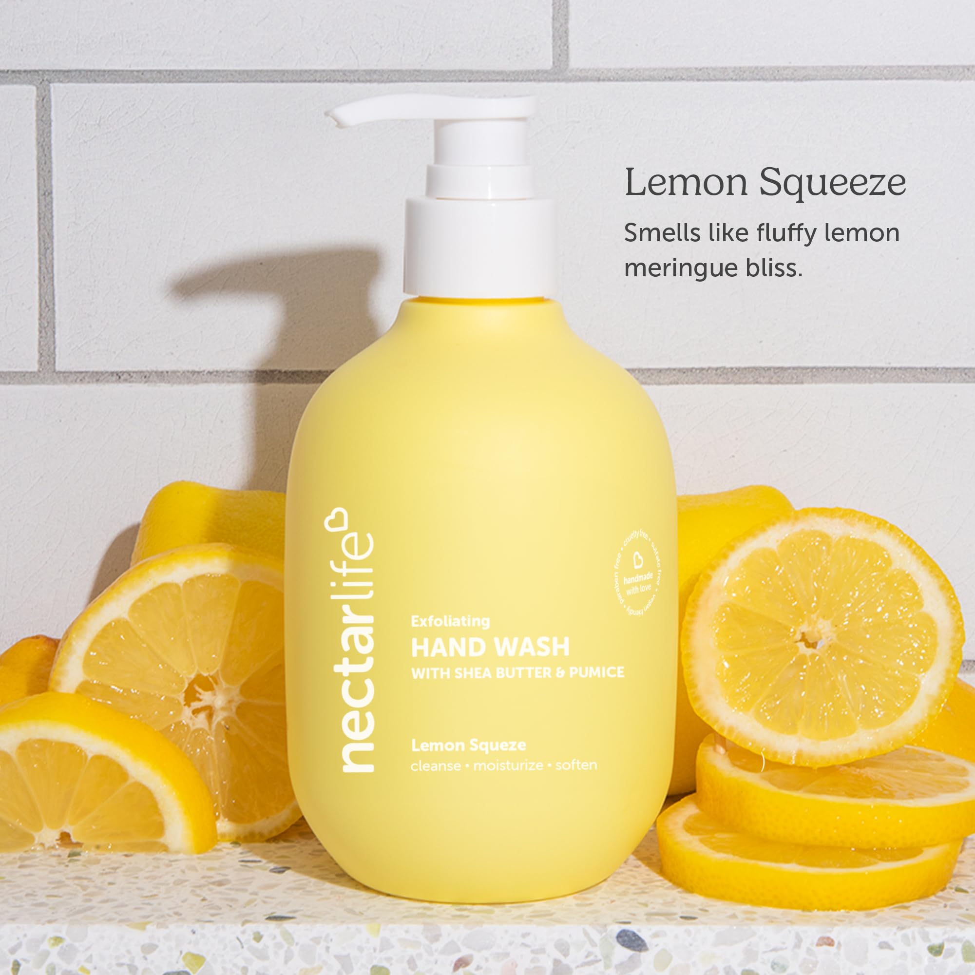 Nectar Life Hand Wash 3-pack display shows convenient multi-pack option for home use.
