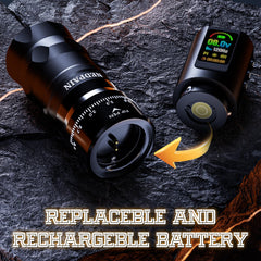 NEDPAIN 1800mAh battery powers extended sessions with quick recharge.