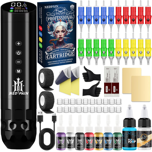 NedPain 20-cartridge needles set for versatile techniques
