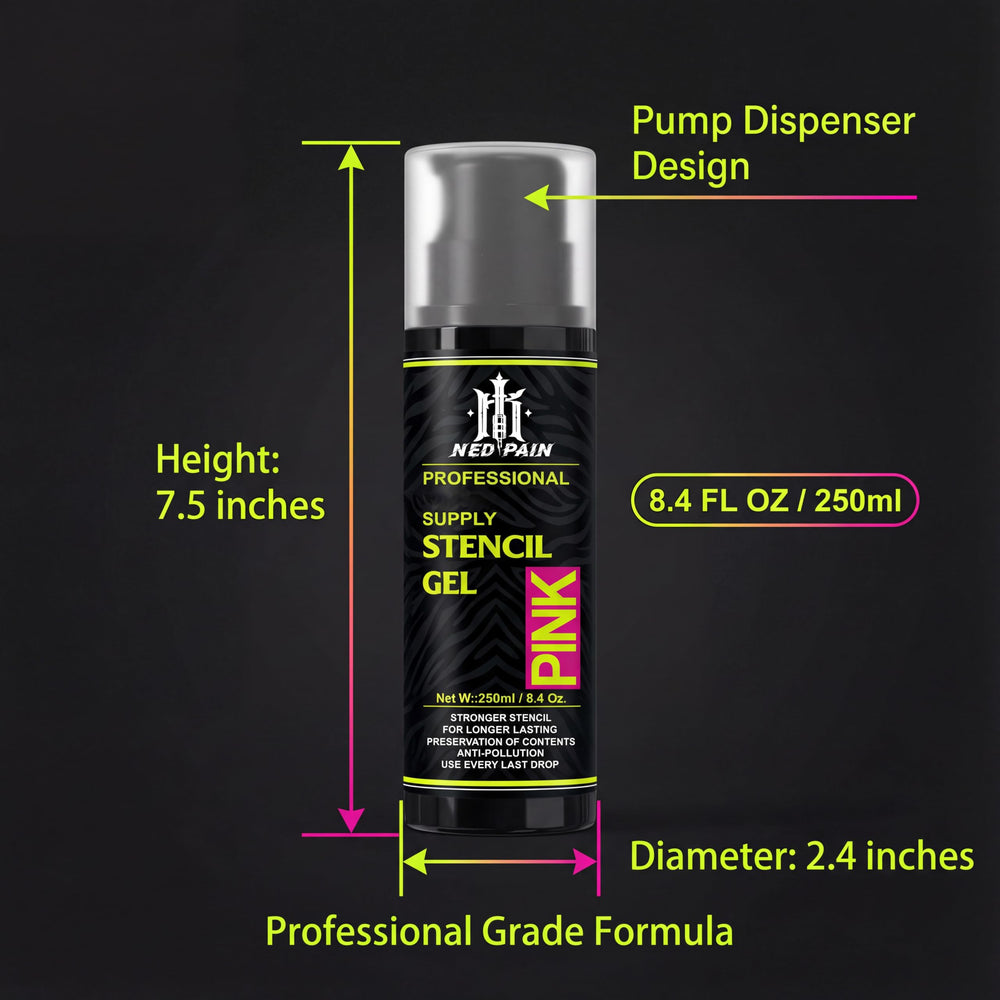 NedPain 8.4 oz bottle ideal for busy studios and multiple sessions.