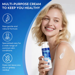 Nedtol Folliculitis Treatment Cream spread on skin showcases moisturizing barrier.
